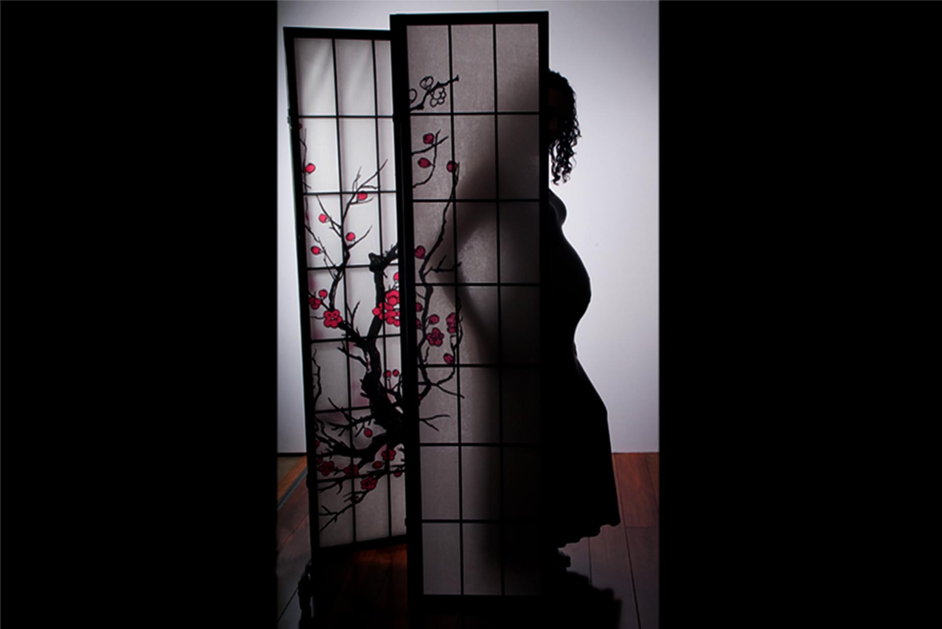 Studio Maternity Glamour Photo Session.